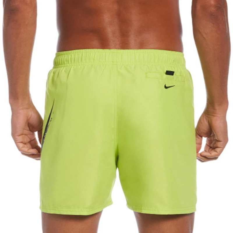 Nike - Men's Swim Liquify Swoosh 5" Volley Short (Atomic Green) 2 Nike - Men's Swim Liquify Swoosh 5" Volley Short (Atomic Green) - Image 2