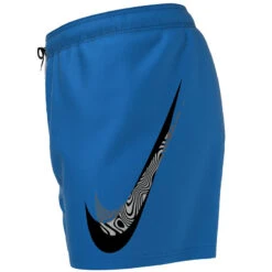 Nike - Men's Swim Liquify Swoosh 5" Volley Short (Game Royal) -Nike Swim Equipment Discount Store nike mens swim liquify swoosh 5 volley short game royal 4