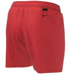 Nike - Men's Swim Liquify Swoosh 5" Volley Short (University Red) -Nike Swim Equipment Discount Store nike mens swim liquify swoosh 5 volley short university red 5