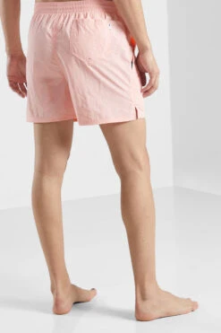 Nike - Men's Swim Solid Icon 5" Volley Short (Bleached Coral) -Nike Swim Equipment Discount Store nike mens swim solid icon 5 volley short bleached coral 6