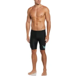 Nike - Multi Logo Jammer (Black) -Nike Swim Equipment Discount Store nike multi logo jammer black 3