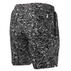 Nike - Shark Icon 7" Volley Short (Black) -Nike Swim Equipment Discount Store nike shark icon 7 volley short black 5