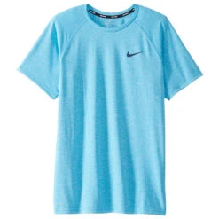 Nike - Short Sleeve Hydroguard T-Shirt (Blue Fury) -Nike Swim Equipment Discount Store nike short sleeve hydroguard t shirt blue fury 4