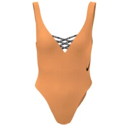 Nike - Sneakerkini U-Back One Piece (Peach Cream) -Nike Swim Equipment Discount Store nike sneakerkini u back one piece peach cream 7