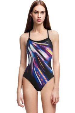 Nike - Space Highway Racerback One Piece (Court Purple) -Nike Swim Equipment Discount Store nike space highway racerback one piece court purple 9