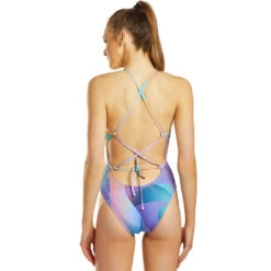 Nike - Spectrum Lace Up Tieback One Piece (Sapphire) 13 Nike - Spectrum Lace Up Tieback One Piece (Sapphire) -Nike Swim Equipment Discount Store nike spectrum lace up tie back one piece swimsuit sapphire 3
