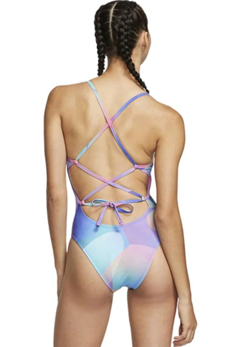 Nike - Spectrum Lace Up Tieback One Piece (Sapphire) 8 Nike - Spectrum Lace Up Tieback One Piece (Sapphire) - Image 8