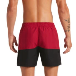 Nike - Split Breaker 5" Volley Short (Noble Red) -Nike Swim Equipment Discount Store nike split breaker 5 volley short noble red 3