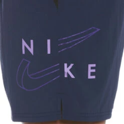 Nike - Split Logo Icon 7" Volley Short (Midnight Navy) -Nike Swim Equipment Discount Store nike split logo icon 7 volley short midnight navy 3