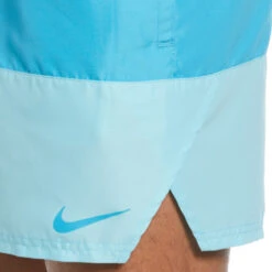 Nike - Swim Men's Split 5" Volley Short (Chlorine Blue) -Nike Swim Equipment Discount Store nike swim mens split 5 volley short chlorine blue 4