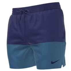 Nike - Swim Men's Split 5" Volley Short (Dk Marina Blue) -Nike Swim Equipment Discount Store nike swim mens split 5 volley short dk marina blue 4
