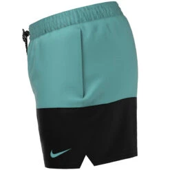 Nike - Swim Men's Split 5" Volley Short (Washed Teal) -Nike Swim Equipment Discount Store nike swim mens split 5 volley short washed teal 4