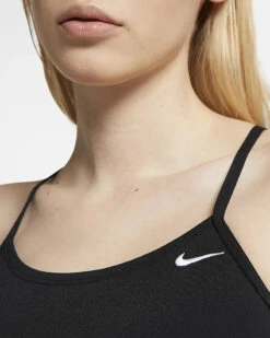 Nike - Poly Solid Hydrastrong Cutout One Piece (Black) -Nike Swim Equipment Discount Store nike swim poly solid hydrastrong cut out one piece swimsuit black 3