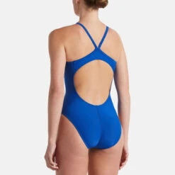 Nike - Swim Women's Solid Racerback One Piece (Game Royal) -Nike Swim Equipment Discount Store nike swim womens solid racerback one piece game royal 8