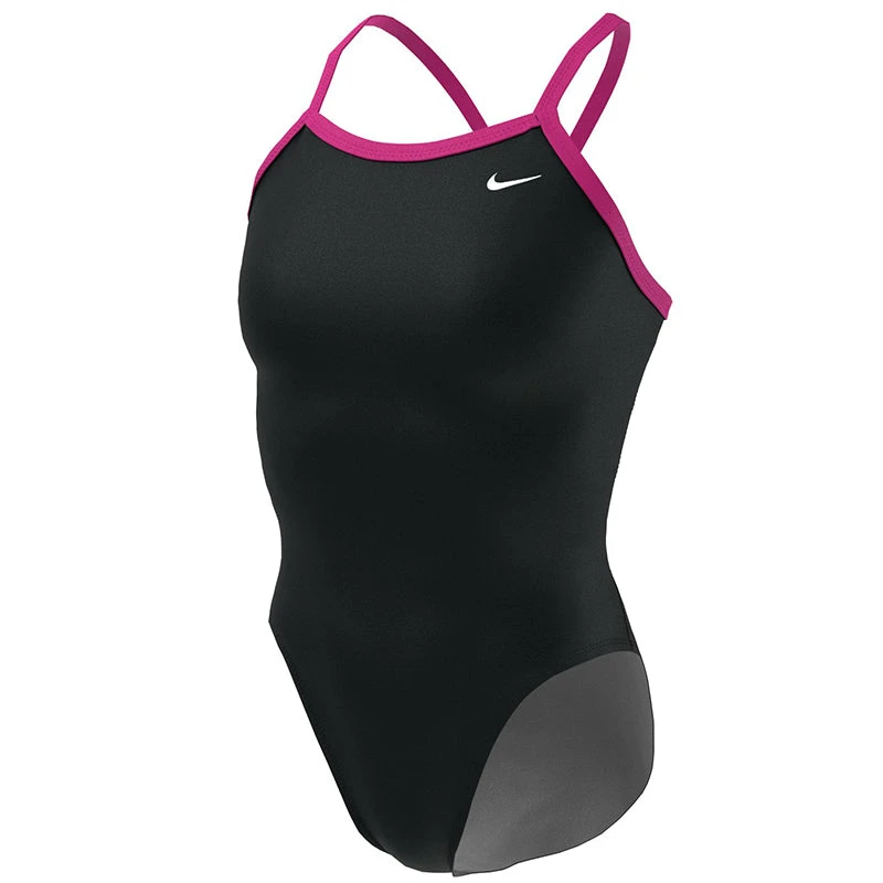 Nike - Swim Women's Solid Racerback One Piece (Pink Prime) 3 Nike - Swim Women's Solid Racerback One Piece (Pink Prime) - Image 3