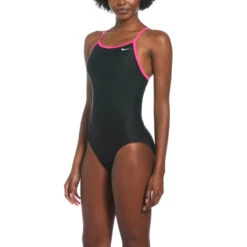 Nike - Swim Women's Solid Racerback One Piece (Pink Prime) 10 Nike - Swim Women's Solid Racerback One Piece (Pink Prime) -Nike Swim Equipment Discount Store nike swim womens solid racerback one piece pink prime 8