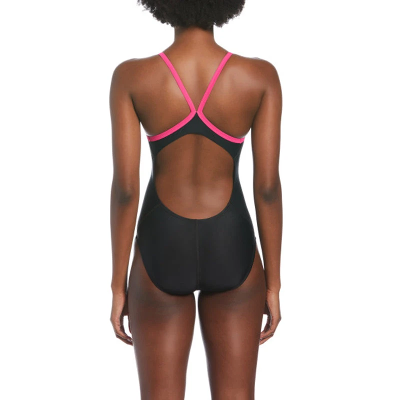 Nike - Swim Women's Solid Racerback One Piece (Pink Prime) 6 Nike - Swim Women's Solid Racerback One Piece (Pink Prime) - Image 6