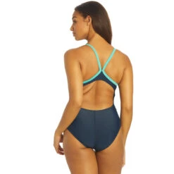 Nike - Swim Women's Solid Racerback One Piece (Washed Teal) 11 Nike - Swim Women's Solid Racerback One Piece (Washed Teal) -Nike Swim Equipment Discount Store nike swim womens solid racerback one piece washed teal 3