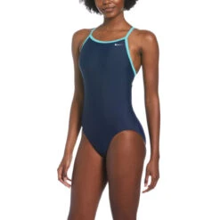 Nike - Swim Women's Solid Racerback One Piece (Washed Teal) 16 Nike - Swim Women's Solid Racerback One Piece (Washed Teal) -Nike Swim Equipment Discount Store nike swim womens solid racerback one piece washed teal 8