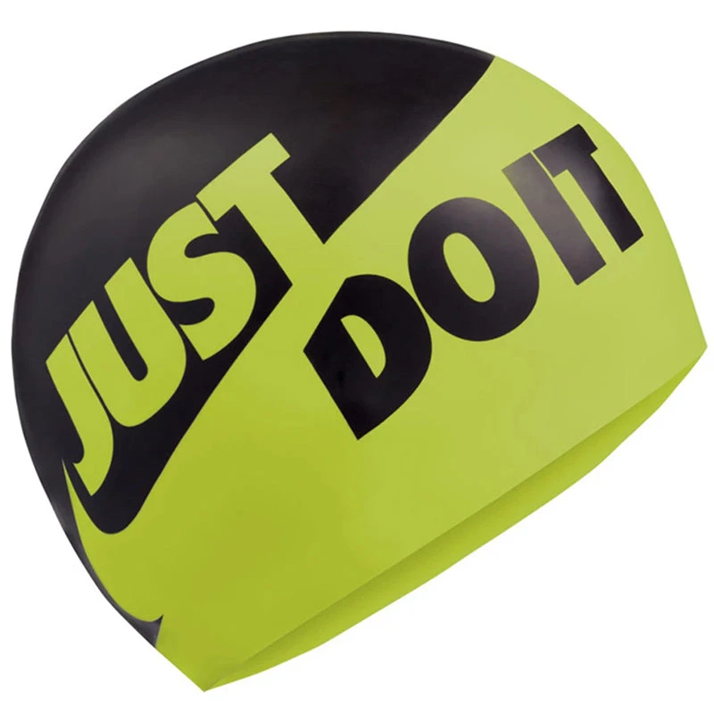 Nike - Unisex 'Just Do It' Swim Cap (Volt) 1 Nike - Unisex 'Just Do It' Swim Cap (Volt)