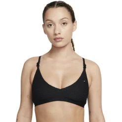 Nike - Wild V-Neck Bikini Top (Black)