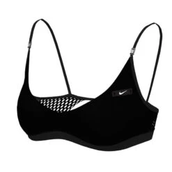 Nike - Wild V-Neck Bikini Top (Black) -Nike Swim Equipment Discount Store nike wild v neck bikini top black 5