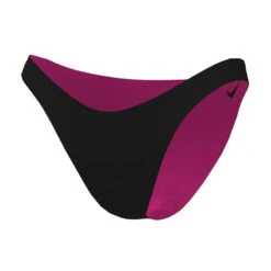Nike - Women's Color Block Reversible Sling Bikini Bottom (Black) -Nike Swim Equipment Discount Store nike womens color block reversible sling bikini bottom black 5