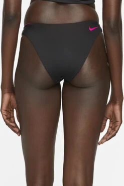 Nike - Women's Color Block Reversible Sling Bikini Bottom (Black) -Nike Swim Equipment Discount Store nike womens color block reversible sling bikini bottom black 8