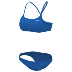 Nike - Women's Essential Racerback Bikini Set (Hyper Royal) -Nike Swim Equipment Discount Store nike womens essential racerback bikini set hyper royal 6