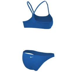 Nike - Women's Essential Racerback Bikini Set (Hyper Royal) -Nike Swim Equipment Discount Store nike womens essential racerback bikini set hyper royal 7