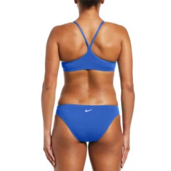 Nike - Women's Essential Racerback Bikini Set (Hyper Royal) -Nike Swim Equipment Discount Store nike womens essential racerback bikini set hyper royal 9