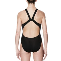 Nike - Fade Sting Fastback One Piece (Black) -Nike Swim Equipment Discount Store nike womens fade sting fast back one piece black 10