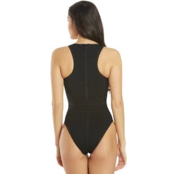 Nike - Women's Swim Water Polo One Piece (Black) -Nike Swim Equipment Discount Store nike womens swim water polo one piece black 3