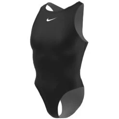 Nike - Women's Swim Water Polo One Piece (Black) -Nike Swim Equipment Discount Store nike womens swim water polo one piece black 6