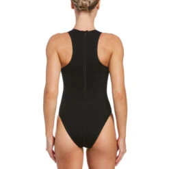 Nike - Women's Swim Water Polo One Piece (Black) -Nike Swim Equipment Discount Store nike womens swim water polo one piece black 9